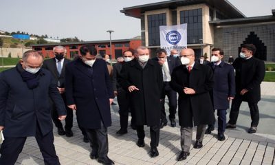 Cumhurbaşkanı Erdoğan, Marmara Üniversitesi Recep Tayyip Erdoğan Külliyesi inşaatında incelemelerde bulundu