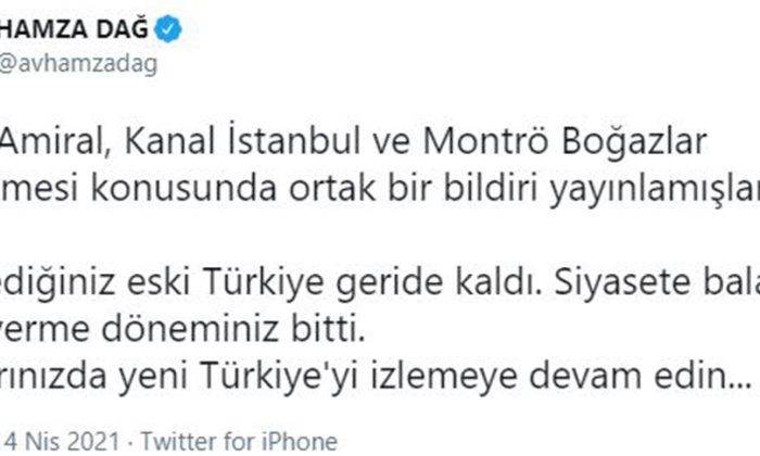 “Siyasete balans ayarı verme döneminiz bitti”