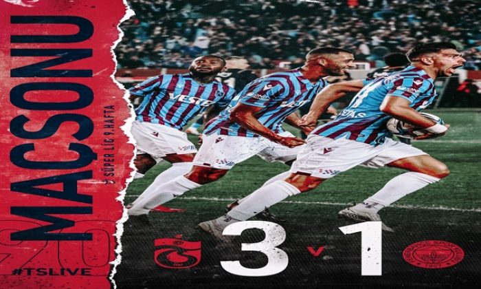 90′ Karşılaşma sona erdi. Trabzonspor 3-1 Fenerbahçe