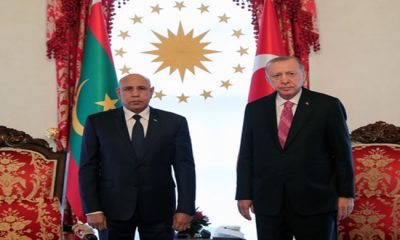 Cumhurbaşkanı Erdoğan, Moritanya Cumhurbaşkanı Ghazouani ile bir araya geldi
