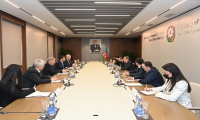 Republic of Azerbaijan on the meeting of Minister Jeyhun Bayramov with the delegation of the US Caspian Policy Center