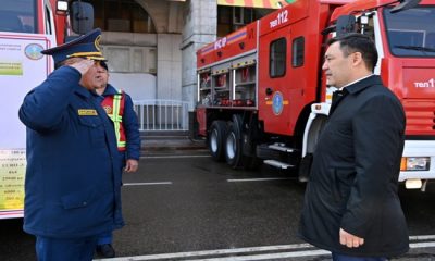 В Бишкеке состоялась церемония вручения специальной техники МЧС и Пограничной службе ГКНБ