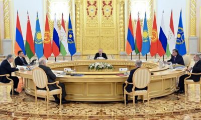 Президент Садыр Жапаров выступил на юбилейной встрече лидеров государств-членов ОДКБ
