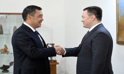Президент Садыр Жапаров принял Генпрокурора России Игоря Краснова