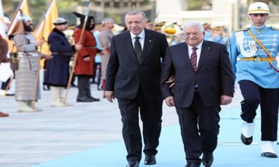 President Abbas of Palestine at the Presidential Complex