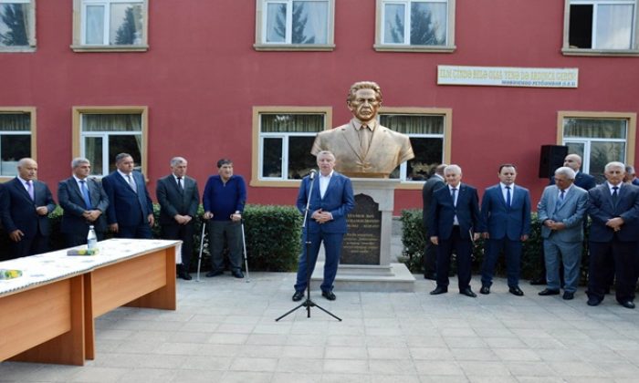 Masallı rayonunda ictimai ,siyasi xadim Teymur bəy Bayraməlibəyovun büstünün açılışı olub – ÖZEL