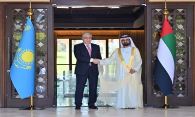 Касым-Жомарт Токаев провел встречу с Вице-президентом, Премьер-министром ОАЭ, Правителем Дубая шейхом Мухаммедом бен Рашидом Аль Мактумом