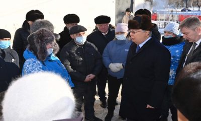 Президент встретился с жителями Рудного
