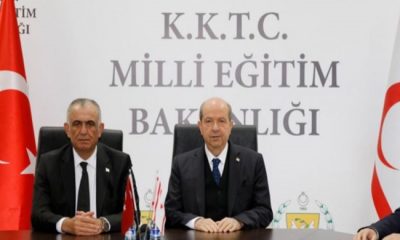 Cumhurbaşkanı Ersin Tatar, Milli Eğitim Bakanlığı’nı ziyaret etti