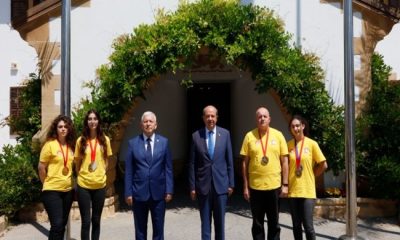 Cumhurbaşkanı Tatar, Azerbaycan’da şampiyon olan sporcuları kabul etti
